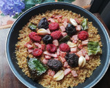 Foto del paso 7 de la receta: Migas de pan con lomo, chorizo, morcilla y pimientos 🥖