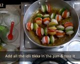 A picture of step 12 of Idli Tikka - Leftover Idli Innovative.
