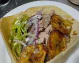 Foto del paso 17 de la receta: Wrap🥬de berenjena🍆bbq, cerdo🍖y salsa🧆mayo mostaza🌮🌯🥙