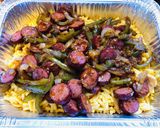 A picture of step 8 of Smoked Sausage Taco Cheesy Mac & Cheese 🧀.
