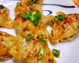 A picture of step 12 of Chicken momos.