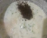A picture of step 2 of Cucumber raita.