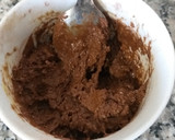 Foto del paso 1 de la receta: "Mug cake" (torta en taza) de chocolate con ❤ de dulce de leche