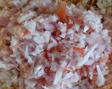 A picture of step 2 of Murmura bhel.