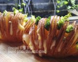 Foto langkah ke 6 dari resep Baked potato thousands sliced.