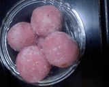 A picture of step 5 of Coconut laddoo.