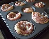 A picture of step 7 of Fresh Strawberry Marbled White Bread.