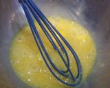 A picture of step 3 of Scrambled rancheros' eggs over rice.