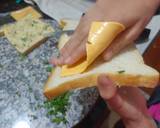 Garlic bread toasted smadwich recipe step 1 photo