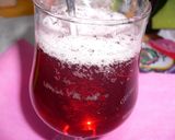 A picture of step 5 of Rooster's Comb Drink (Alcoholic).