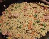Curry-s zöldséges virslis tarhonya zabkrémmel /egytálétel/🥕🌽🫛🥦🥘🥘🥘 recept fázis 4 fotója
