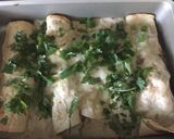 A picture of step 10 of Chicken Lime Enchiladas.