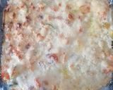 A picture of step 8 of Baked Idli with White Sauce(leftover idli).