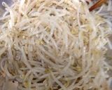 A picture of step 4 of Bean Sprout Namul.