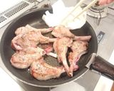 A picture of step 4 of Lamb Chops with Horseradish.