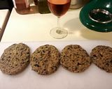 A picture of step 10 of Black Bean & Avocado Burgers.