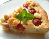 A picture of step 8 of Cherry Crumble Tart.
