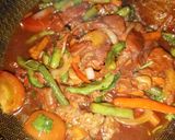 Gambar langkah 4 resipi Daging Merah ala Thai.