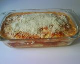 A picture of step 6 of Lasagne with Lentils.