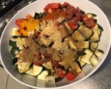 Une image de l'étape 9 de Légumes du jardin à l'agneau,oignon rouge et épices.