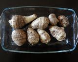 A picture of step 1 of Taro Root Gratin with Sake Lees & Tofu White Sauce.