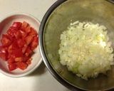 A picture of step 4 of Greek-Style Mussel Pilaf Cooked in a Rice Cooker.