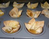 A picture of step 1 of Wanton Tacos Cup Fried Rice Special.
