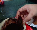 A picture of step 7 of Lava chocolate biscuit modak.
