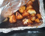 A picture of step 15 of Two halves baked potato in sauce #RamadhanContest.