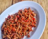 Foto langkah ke 8 dari resep Sambal Teri Kacang Pedas.