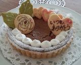 A picture of step 13 of Butter-free Chocolate Tart.