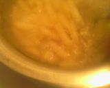 A picture of step 1 of asparagus veggie chicken pasta.