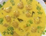 A picture of step 8 of Pakoda ki kadhi.