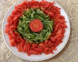 A picture of step 4 of Carrot and cucumber salad 🥗 🥕🥕🥒🥒🥗.