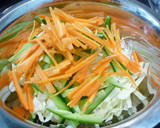 A picture of step 1 of Refreshing Chinese Coleslaw.