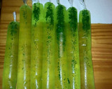 A picture of step 4 of BASIL LEMONADE.