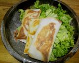 A picture of step 12 of Falafel Tofu Spring Rolls.