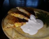 A picture of step 7 of Cast Iron Breakfast Quesadillas for Two.