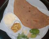 Ginger,Garlic and Green chilli Paratha recipe step 6 photo