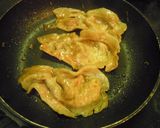 A picture of step 4 of Pan Fried Ginger Pork with Garlic Mayonnaise.