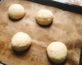 Hình bước làm 4 của món Bánh mì mochi nhân chà bông Đài Loan