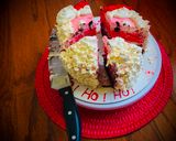 স্ট্রবেরী ও চকোলেট্ ফ্লেভার্ড সান্টা কেক (strawberry o chocolate flavoured santa cake recipe) রেসিপি ধাপ - 6 ছবি
