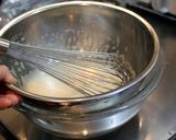 A picture of step 2 of Uji-Kintoki Inspired No-Bake Cheese Cake with Condensed Milk and Adzuki.