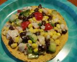 A picture of step 4 of Quick and easy seafood tostadas..