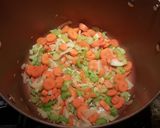 A picture of step 1 of Tortilini Vegetable Soup with Turkey Meatballs.