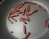 A picture of step 4 of Café Style Pasta Carbonara.