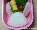 A picture of step 4 of Character Bento - Jewel Pet Ruby.