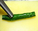 A picture of step 2 of Chicken Tenders and Pounded Cucumbers Seasoned with Yuzu Pepper.