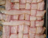 A picture of step 1 of Breakfast Wrapped in Bacon.
