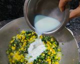 A picture of step 3 of Spinach Corn grilled Sandwich with Arrowroot flour and White Butter.